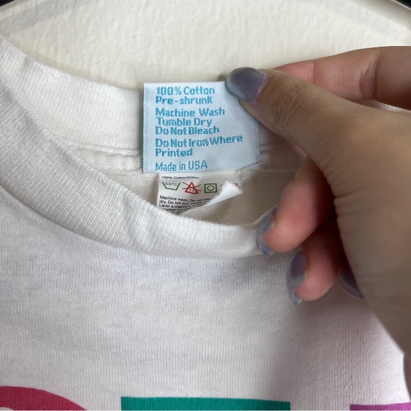 Vintage Single Stitch Tee with Funny Print - Picture 6 of 7